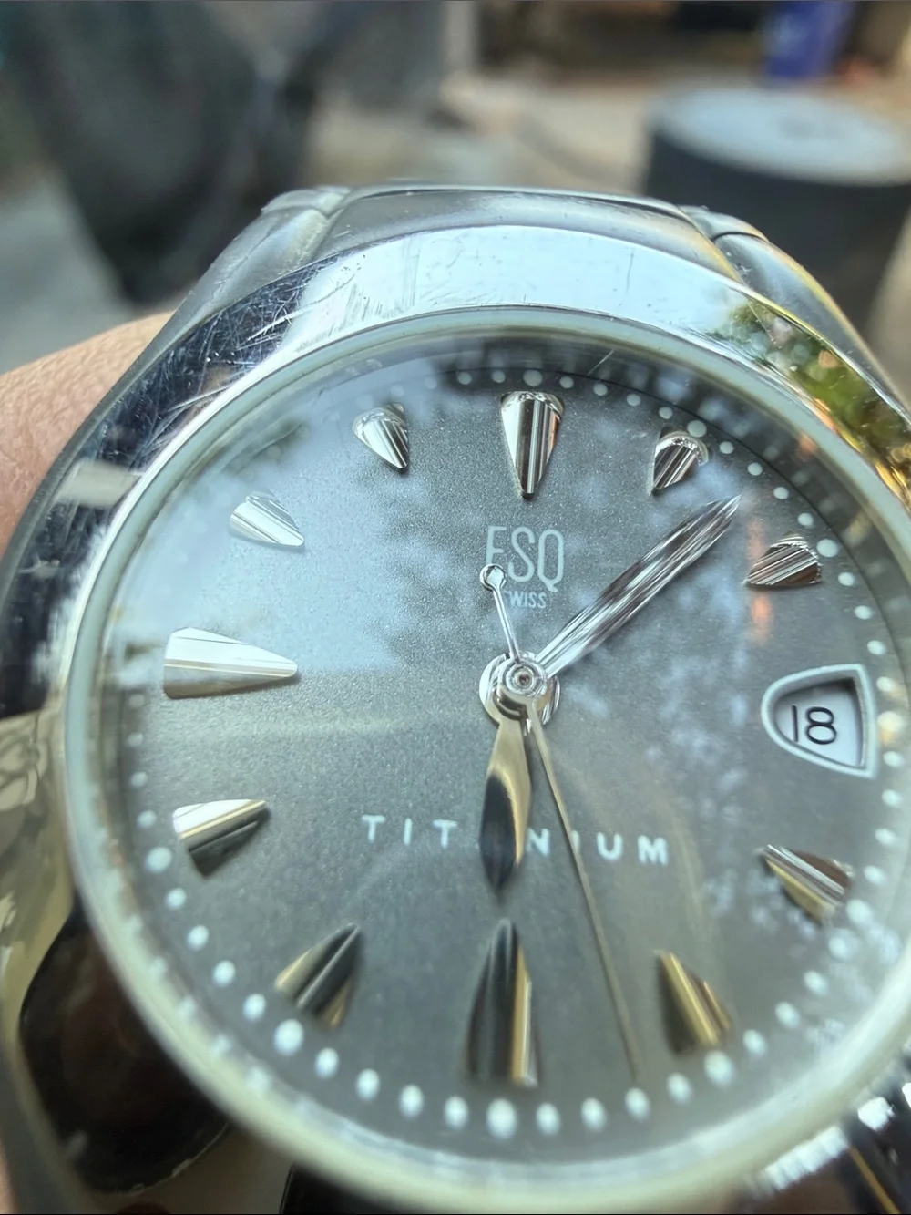 Titanium Women’s ESQ Swiss Watch